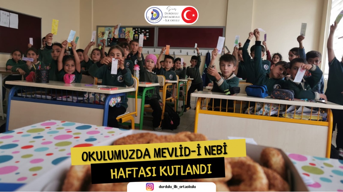 OKULUMUZDA MEVLİD-İ NEBİ HAFTASI KUTLANDI