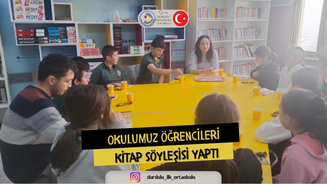 OKULUMUZ ÖĞRENCİLERİ TARAFINDAN YENİ KİTAP SÖYLEŞİSİ YAPILDI 